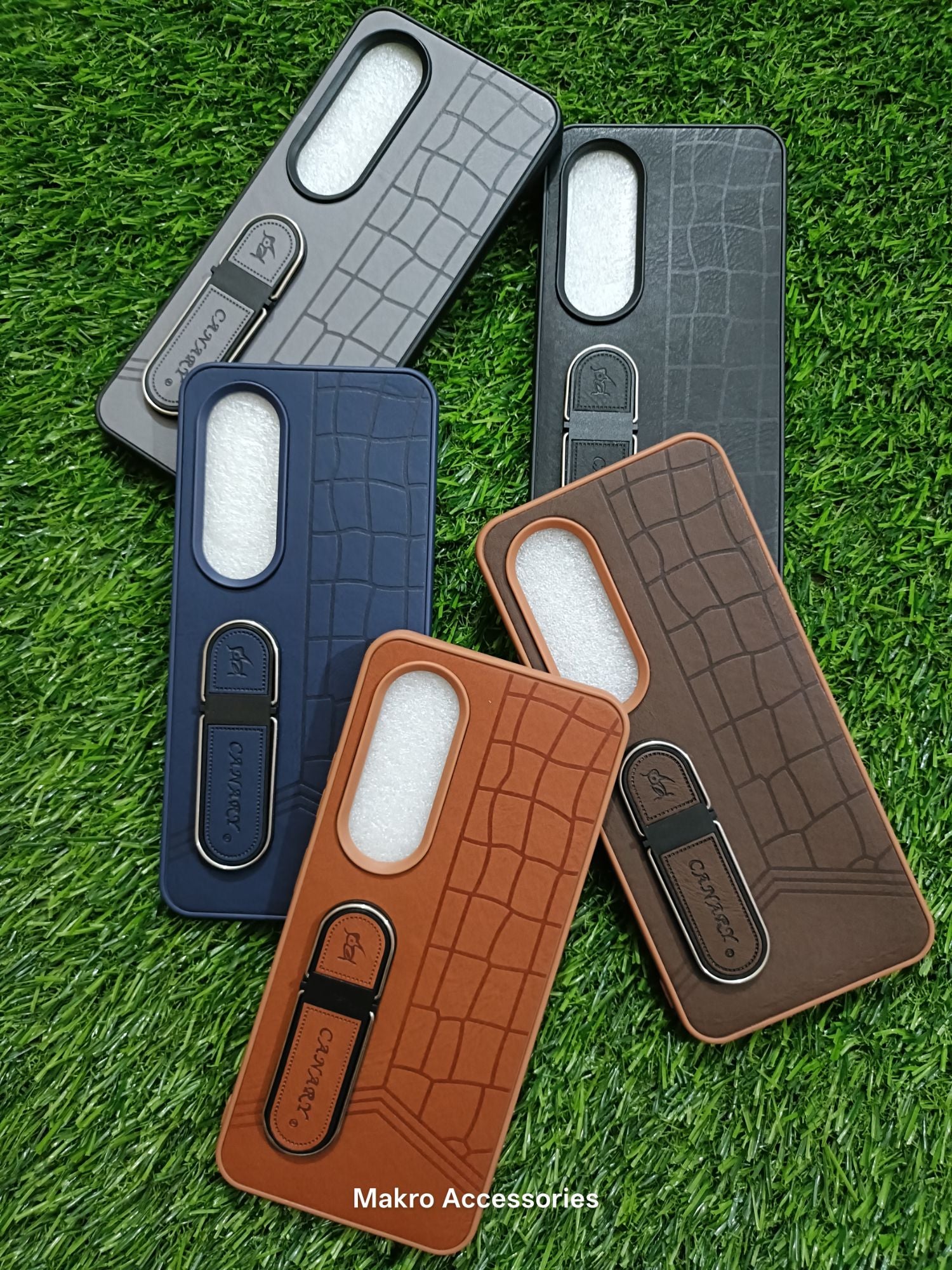 Itel S25 Soft Silicone Leather Design Dual Kickstand Back Cover