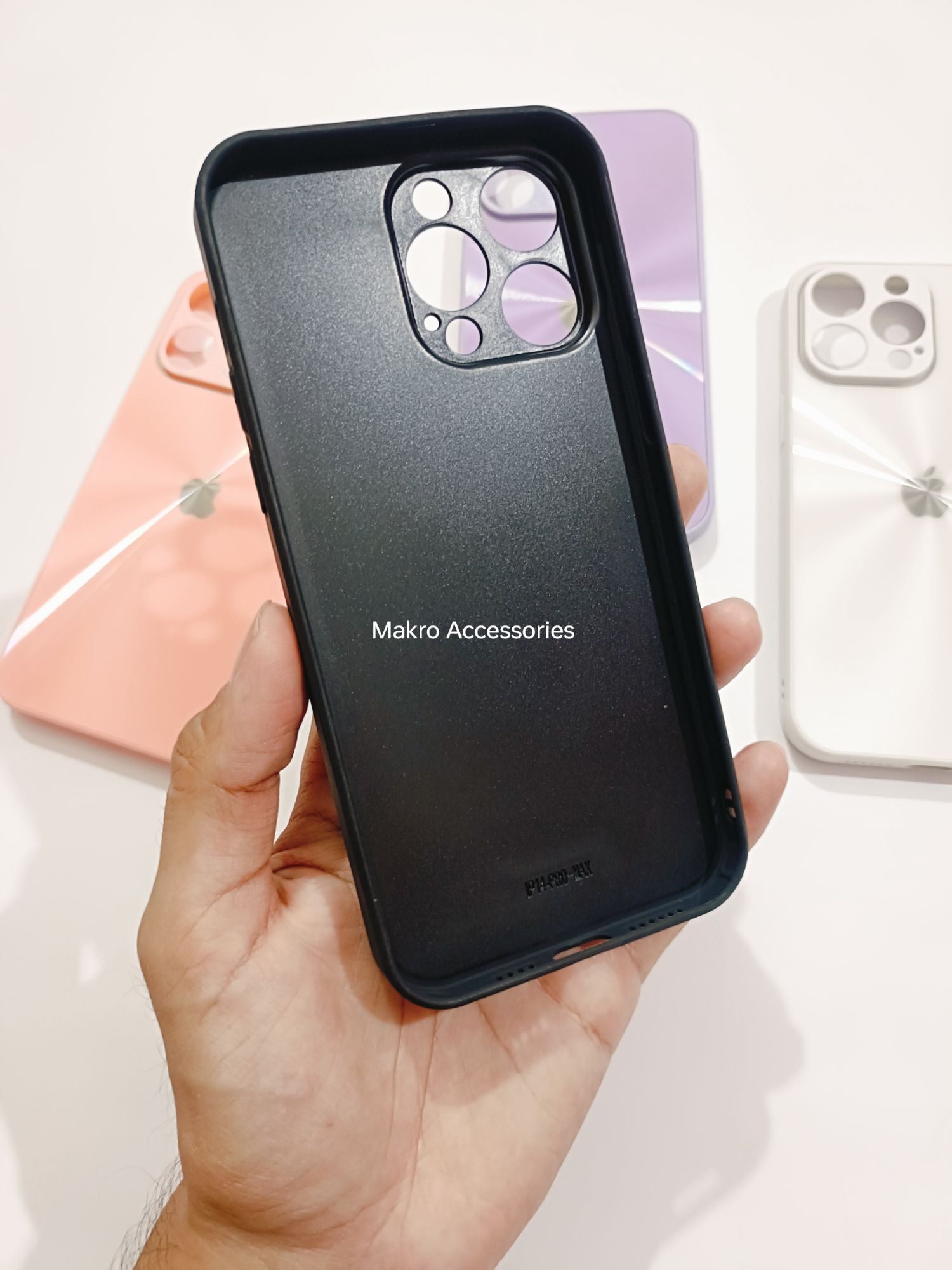 iPhone 14 Pro Max 6.7" PC CD Pattern Reflective Soft Edges Back cover