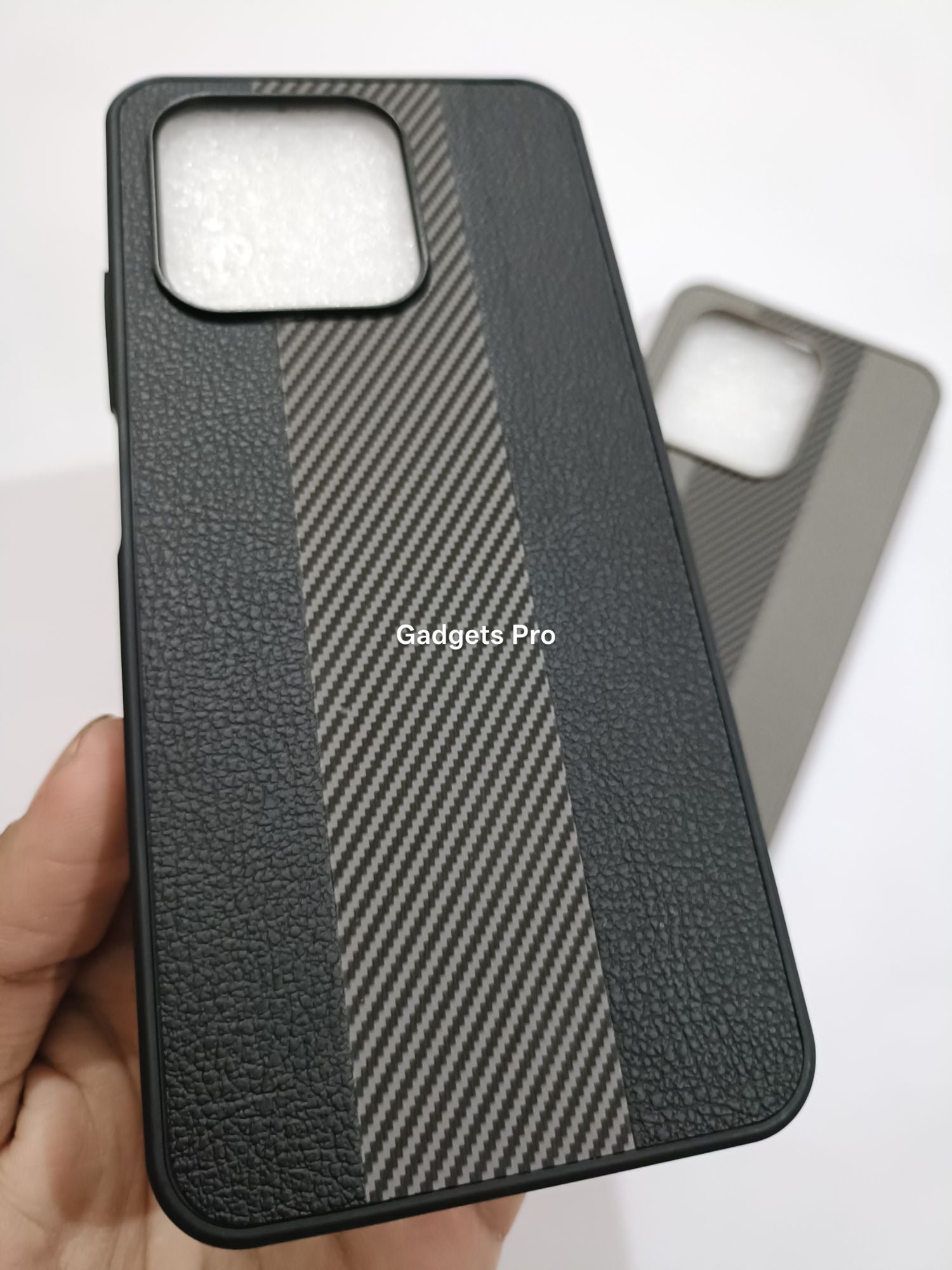 Itel A70 PU Carbon Fiber Design Back Cover
