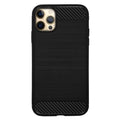iPhone 12 Pro Max Soft Silicone Carbon Fiber Back Cover