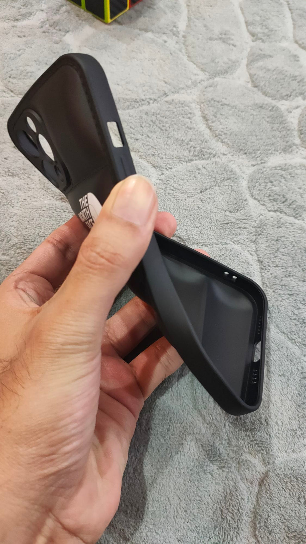 iPhone 12 Pro Max North Face Puffer Soft Silicone Case