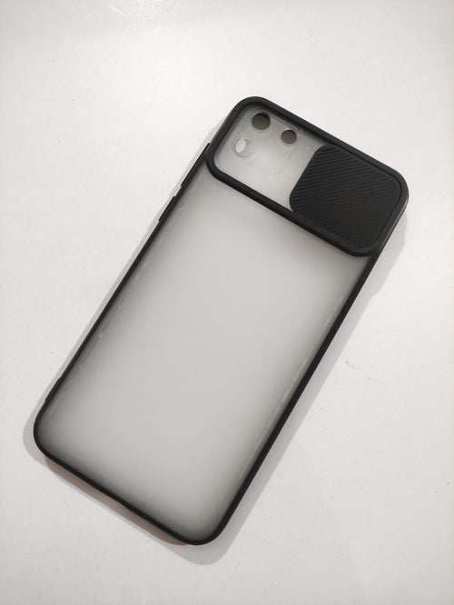 Huawei Y5P 2020 Matt Translucent Camera Slider Back cover