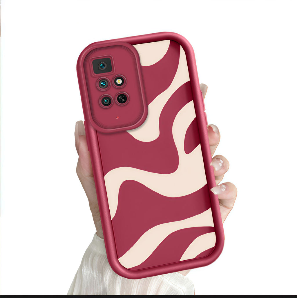 Redmi Note 11 Soft Silicone Zebra Stripes Back Cover