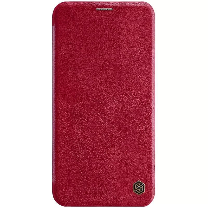 iPhone 11 Pro Max 6.5 Nillkin Qin Series Leather Book Flip Case with Card Holder Space inside