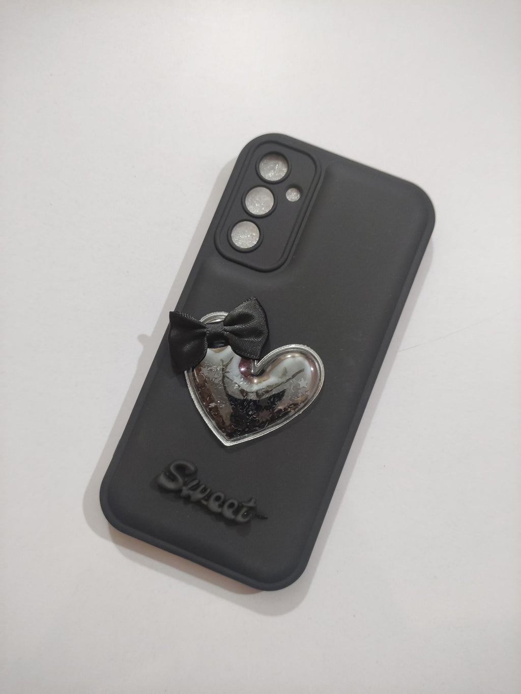 Samsung Galaxy A24 Fancy Soft Silicone 3D Sweet Heart Back Cover