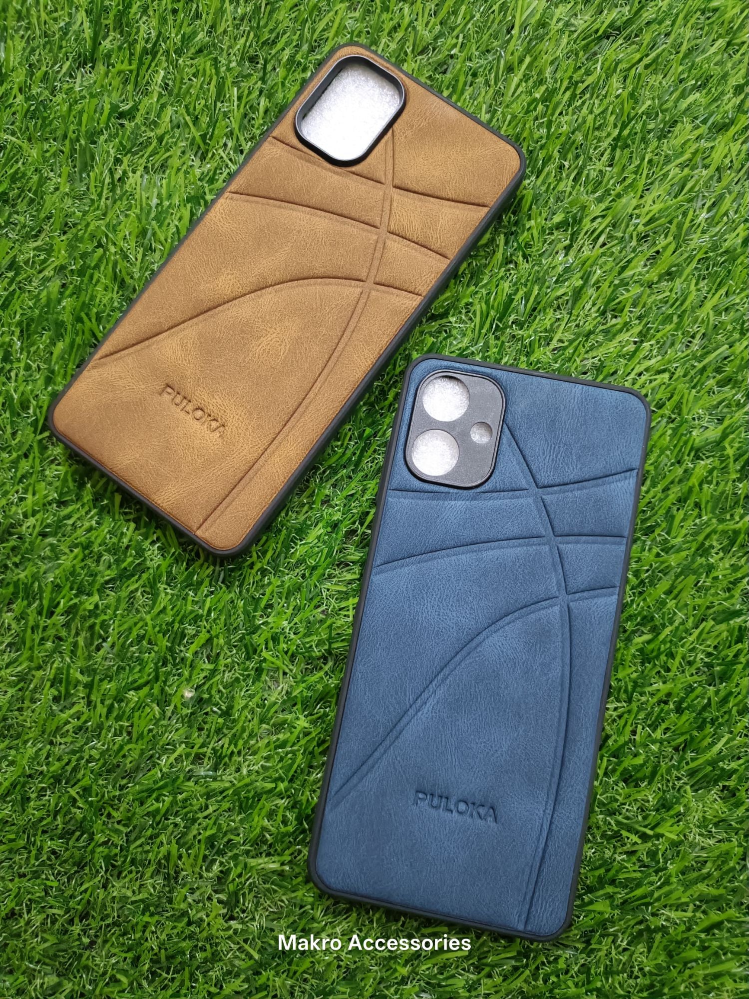 Samsung Galaxy A06 Soft Silicone Leather Puloka Design Back Cover