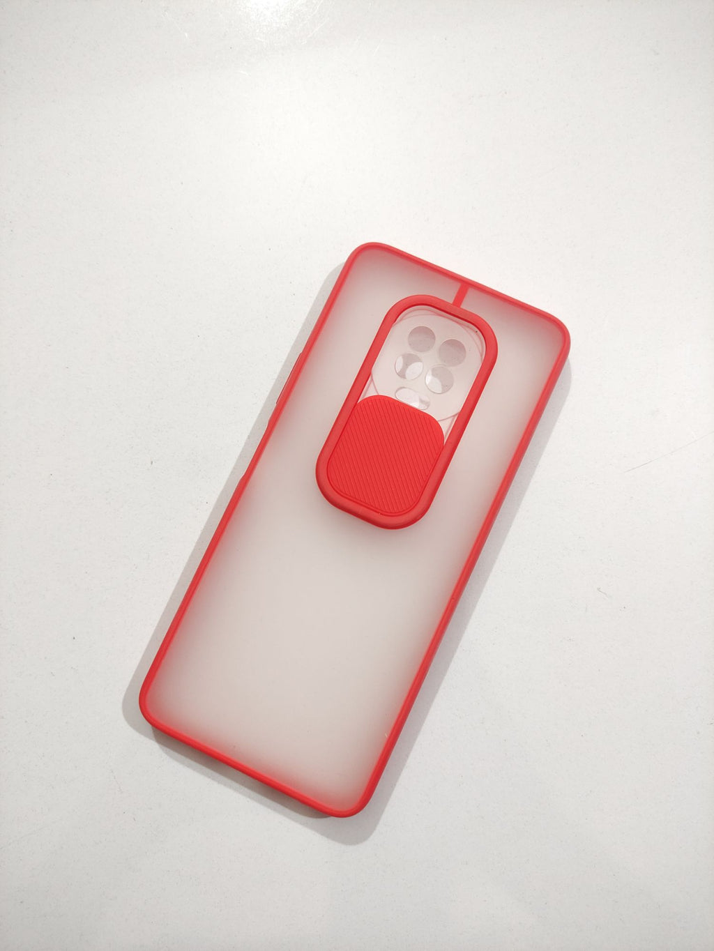 Infinix Note 7 Matt Translucent Camera Slider Back Cover