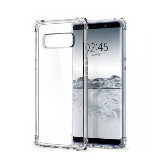 Samsung Galaxy Note 8 Soft TPU Clear Transparent Corner Protection Back Cover