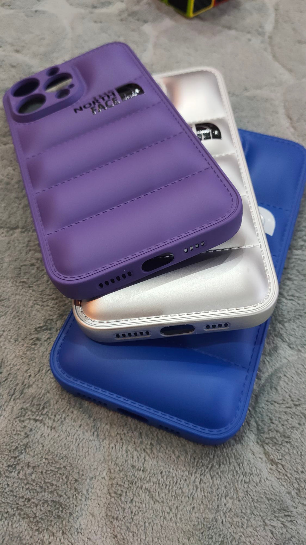 iPhone 14 Pro Max North Face Puffer Soft Silicone Case