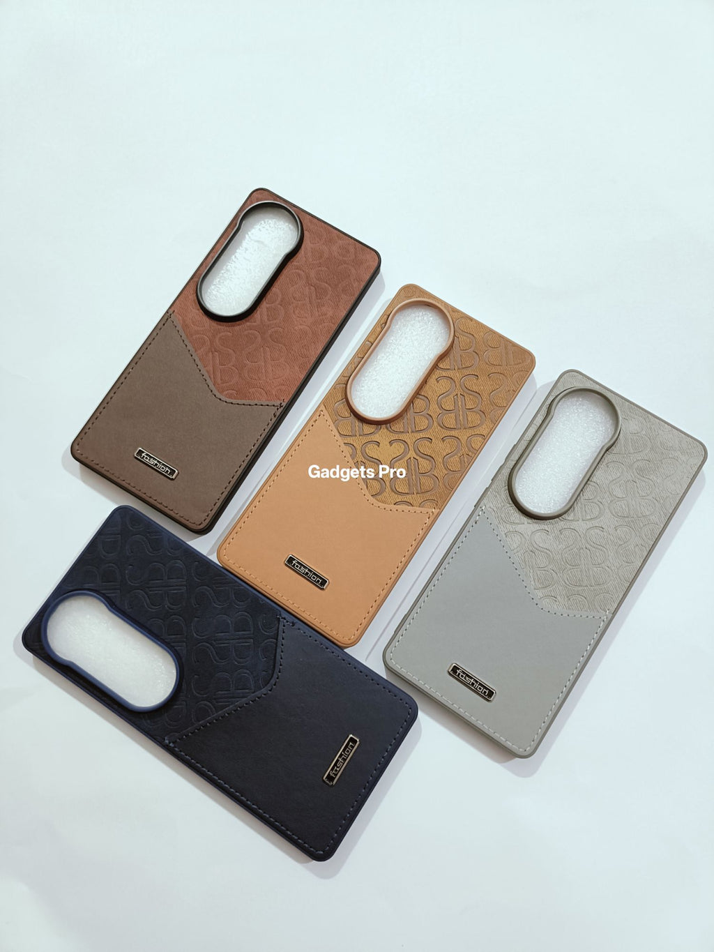 Vivo V40 Soft Leather Design PU Cover with Back Pocket