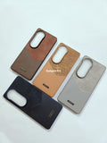 Vivo V40 Soft Leather Design PU Cover with Back Pocket