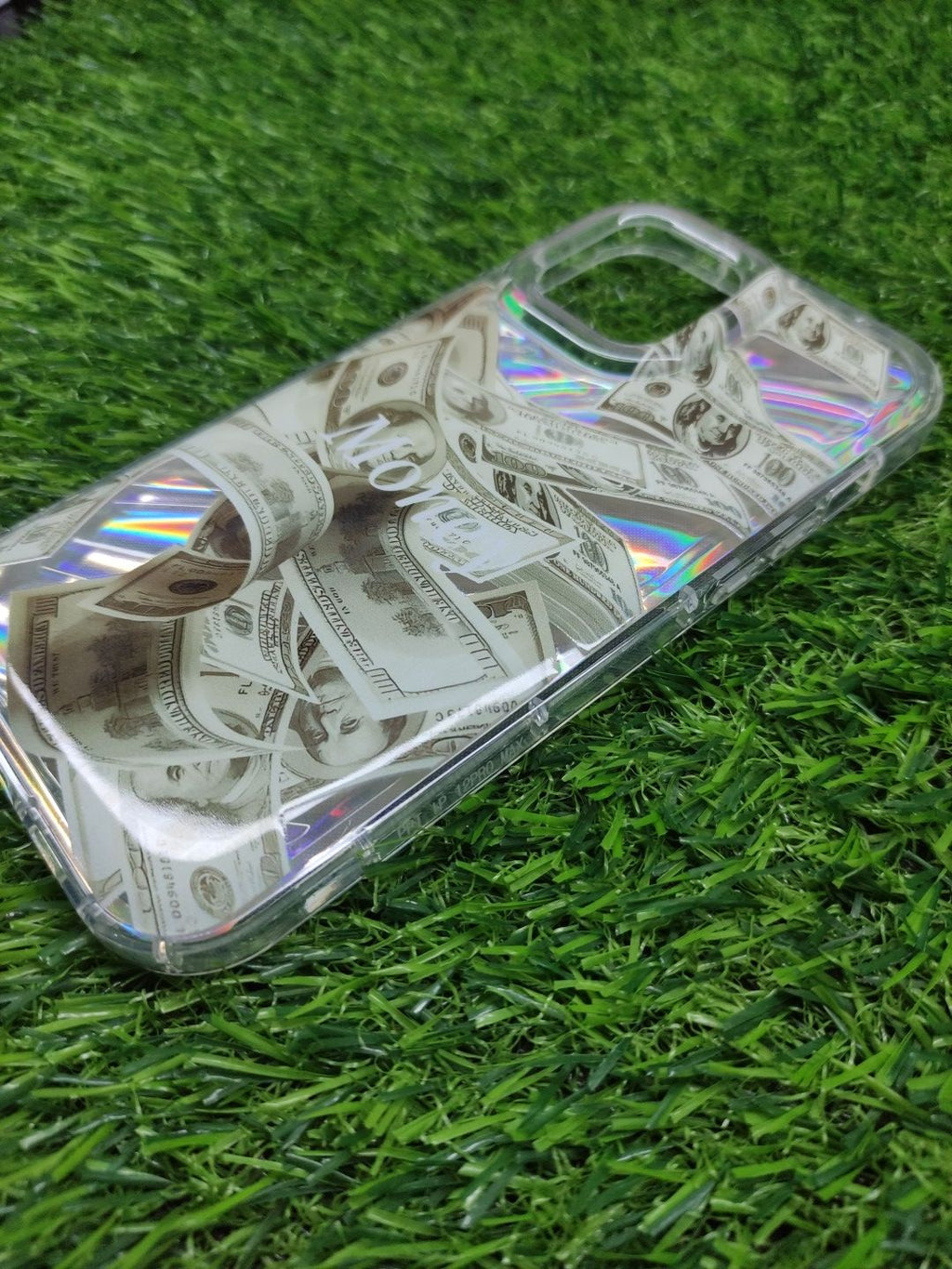 iPhone 12 Pro Max Soft Silicone 3D Money Printed Back Cover