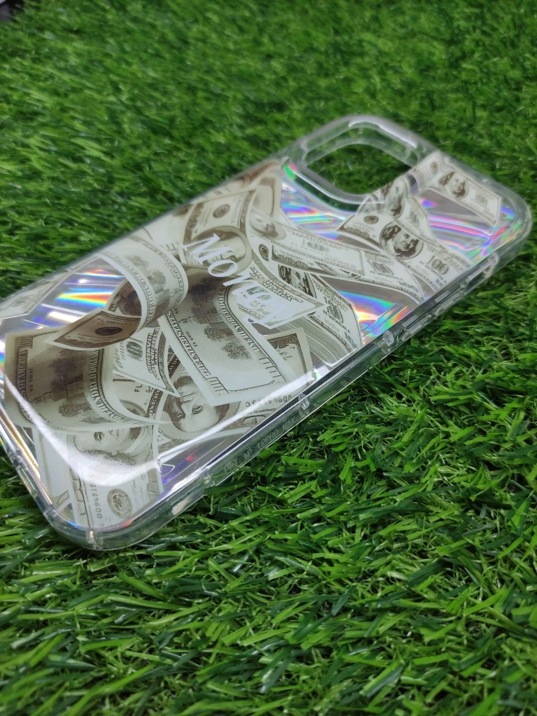 iPhone 12 Pro Max Soft Silicone 3D Money Printed Back Cover