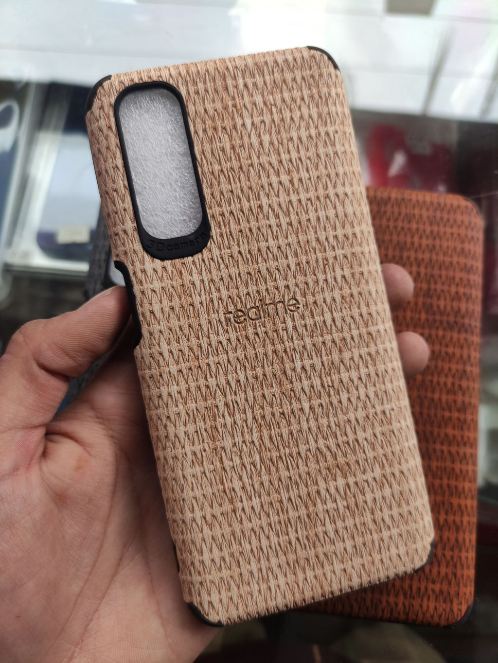 Realme_7 Soft Silicone Tecture Design back cover