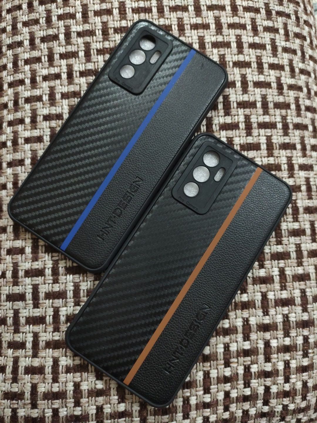 Vivo V23E 4G Soft Silicone Fabrics Stripe Design Back Cover