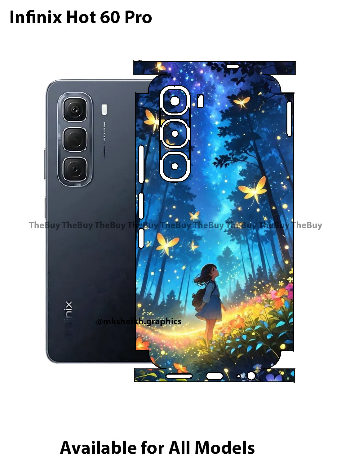 Infinix Hot 60 Pro Full Body Skin Wrap