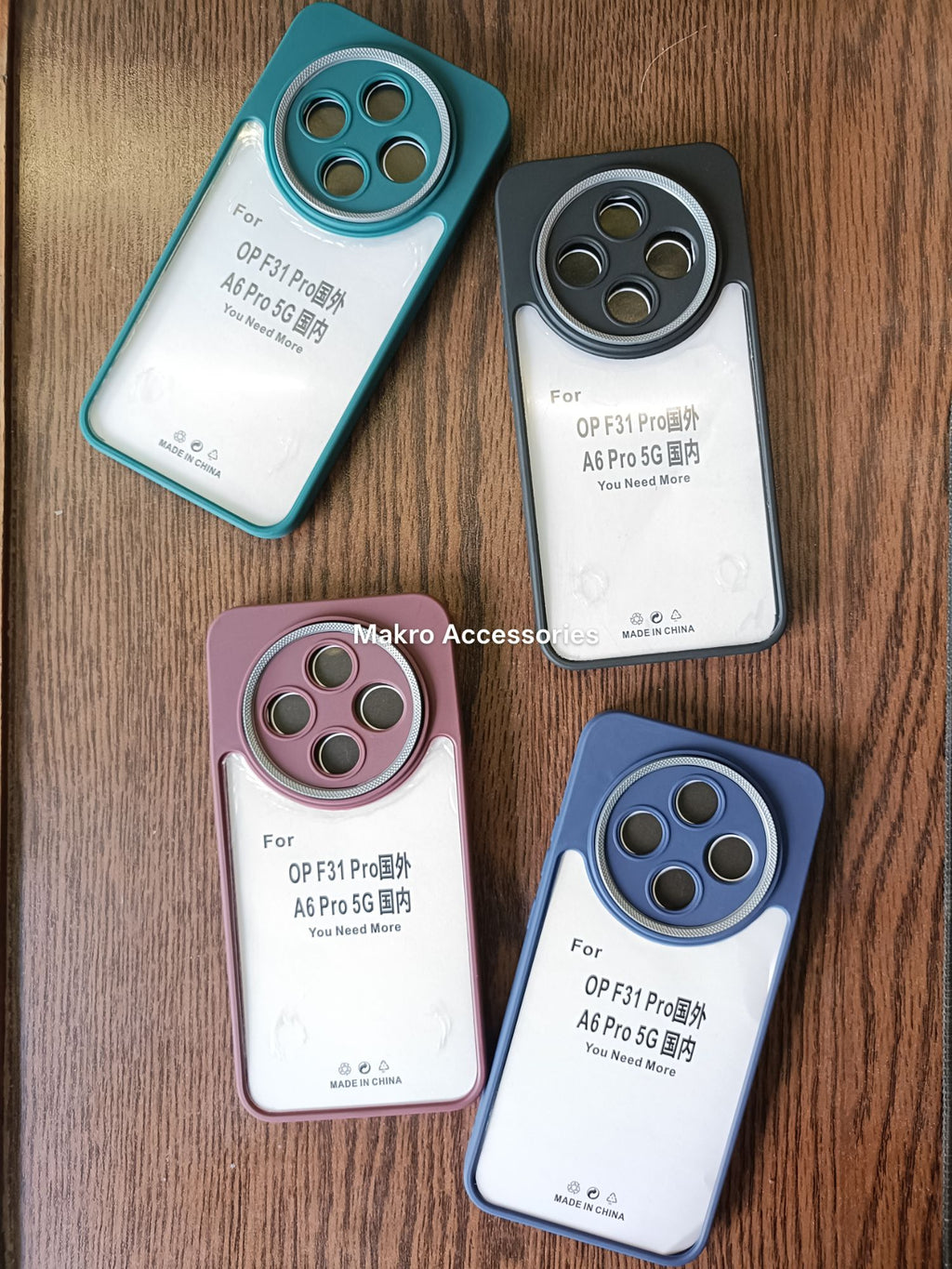 Oppo F31Pro Clear HD Anti-yellow Soft Silicone Edges Camera Protection Back Cover