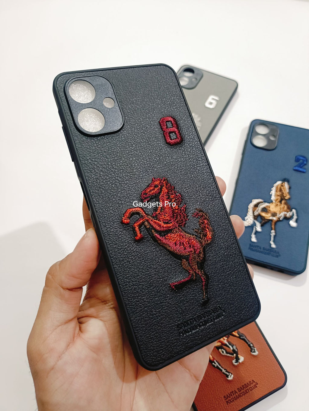 Samsung Galaxy A06 Premium Quality Embroidery Polo Design Back cover