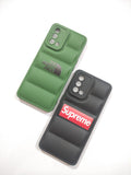 Oppo F19 Soft Silicone Puffer Back Cover