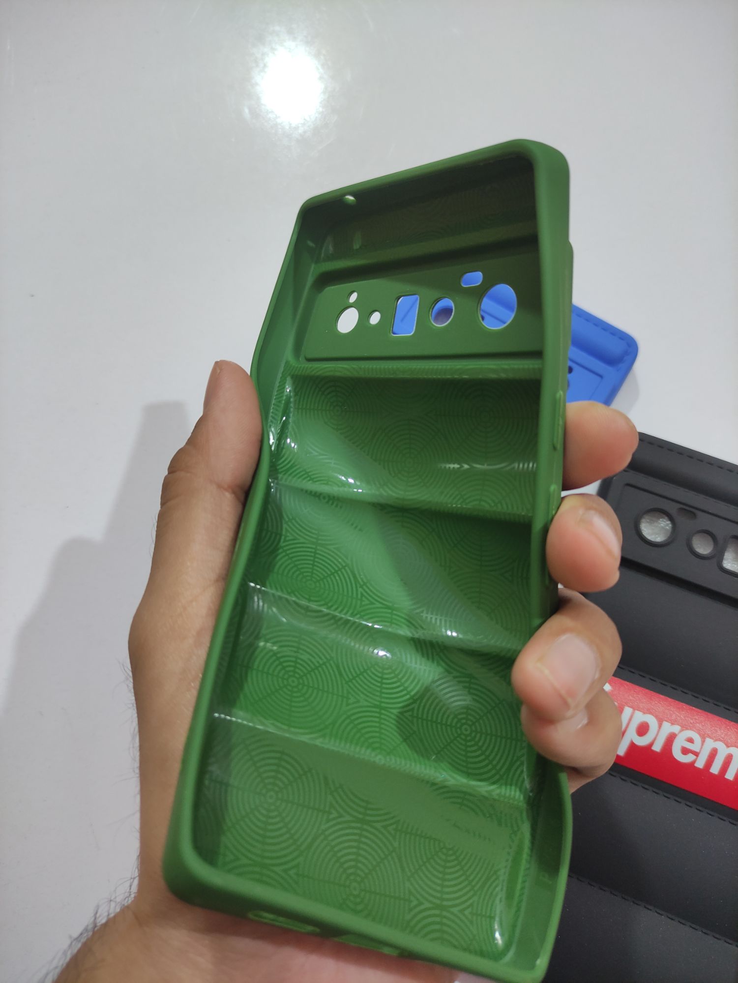 Google Pixel 6Pro Soft Silicone Puffer Back Cover