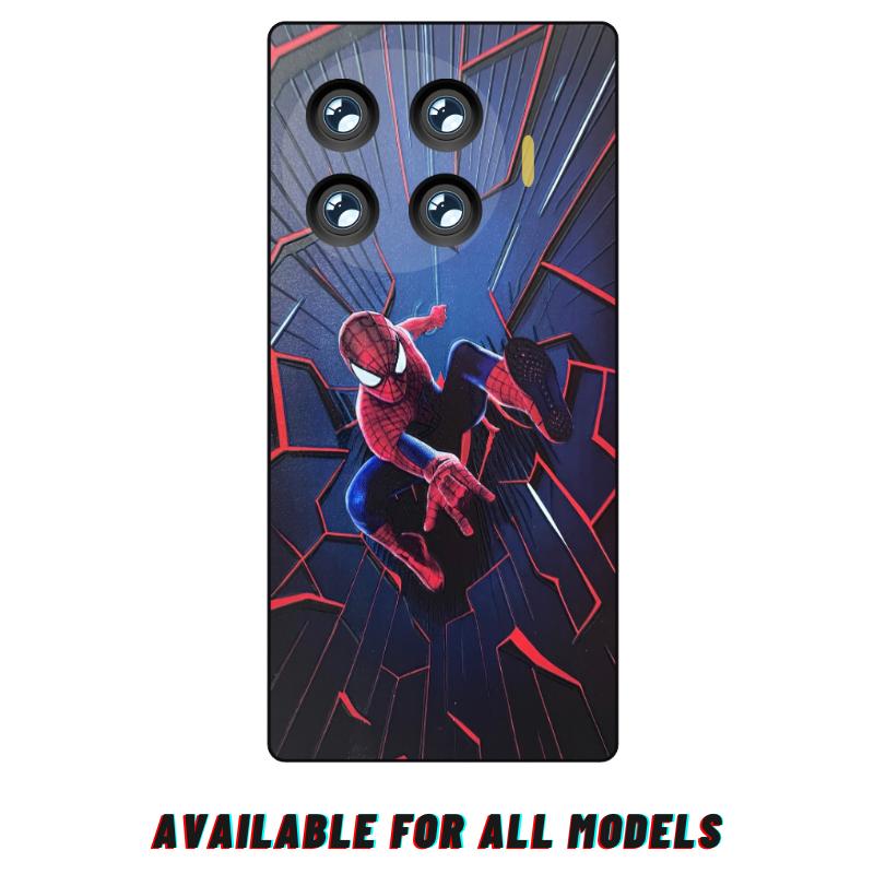 Tecno Spark 20 Pro Plus Super Heroes 3D Emboss Full Skin Wrap