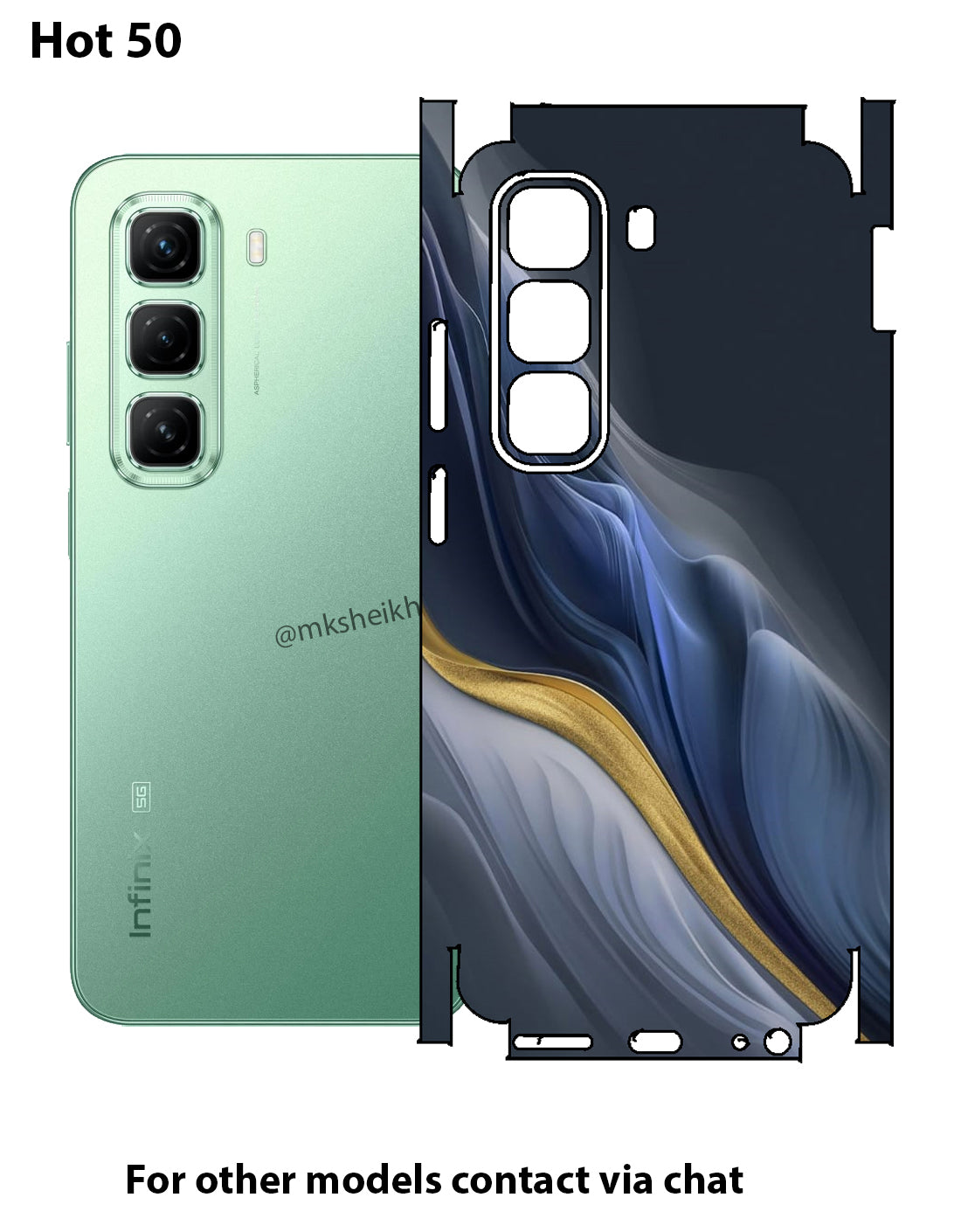 Infinix Hot 50 Full Body Skin Wrap