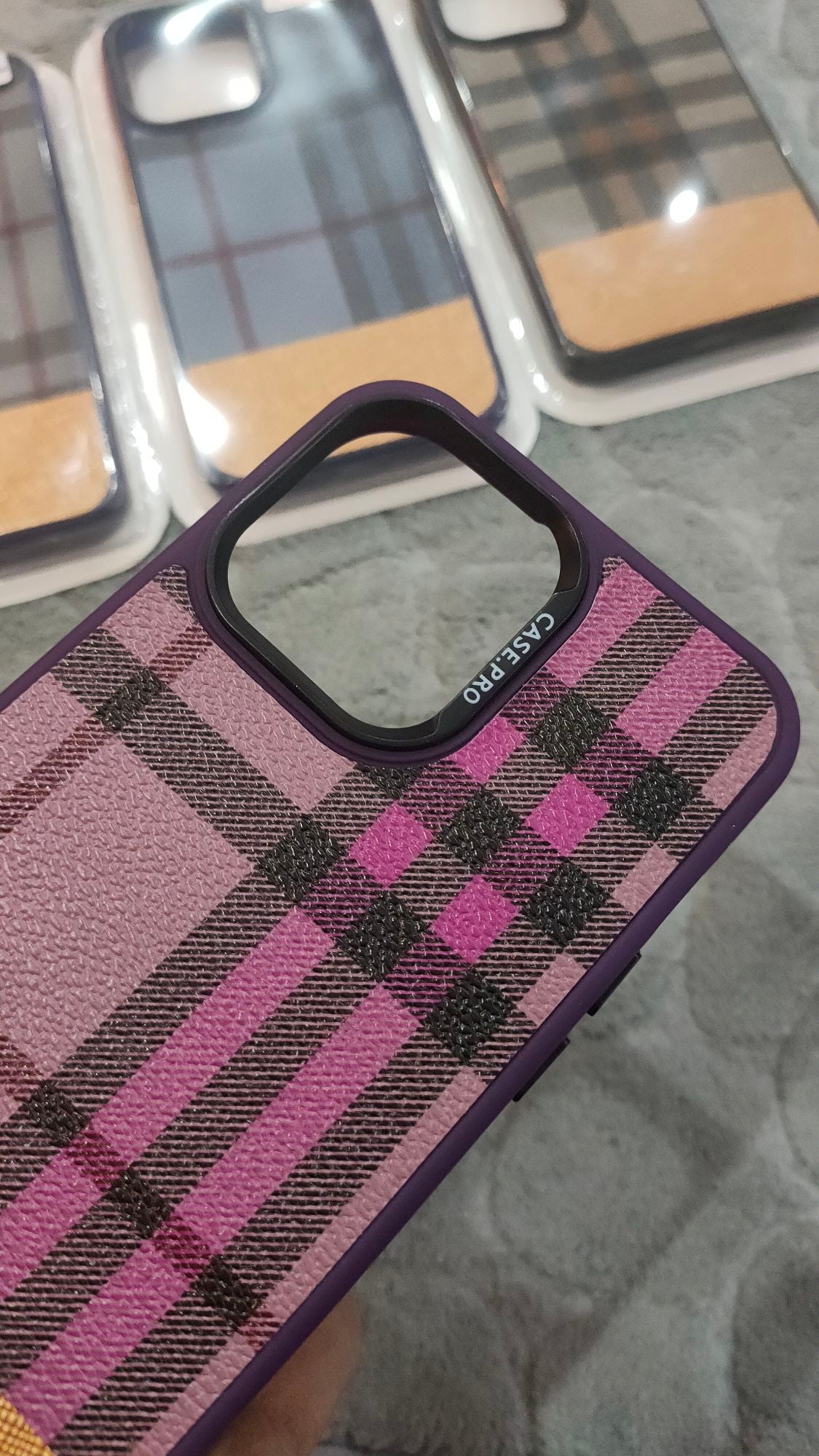 CASEPRO iPhone 14 Pro Max PU Dual Tone Leather Back Case