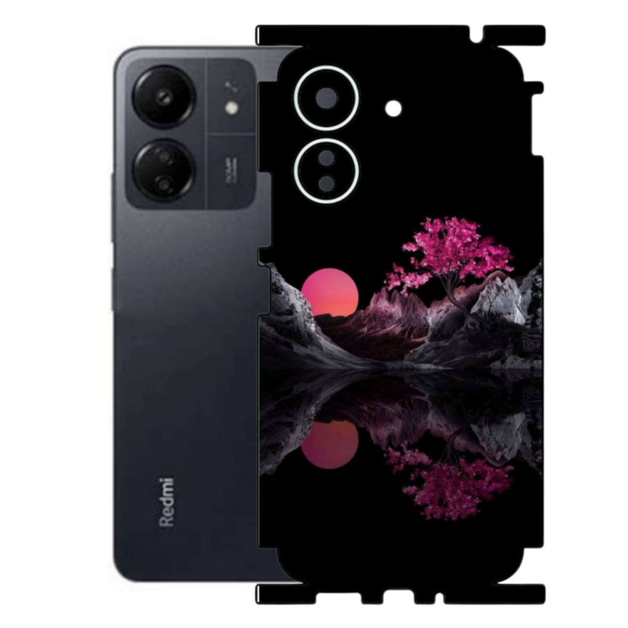 Redmi 13C Full Body Print Back Skin Wrap