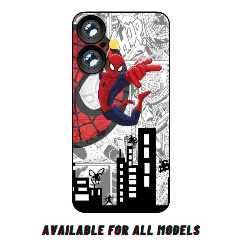 iPhone 16 Premium Quality 3D Spiderman Full Skin Wrap