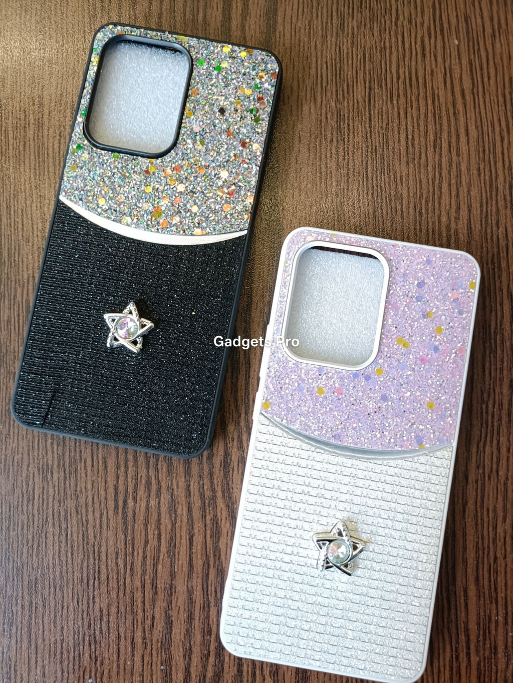 Oppo Reno 13F Fancy Soft Silicone Glitter Star Back Cover