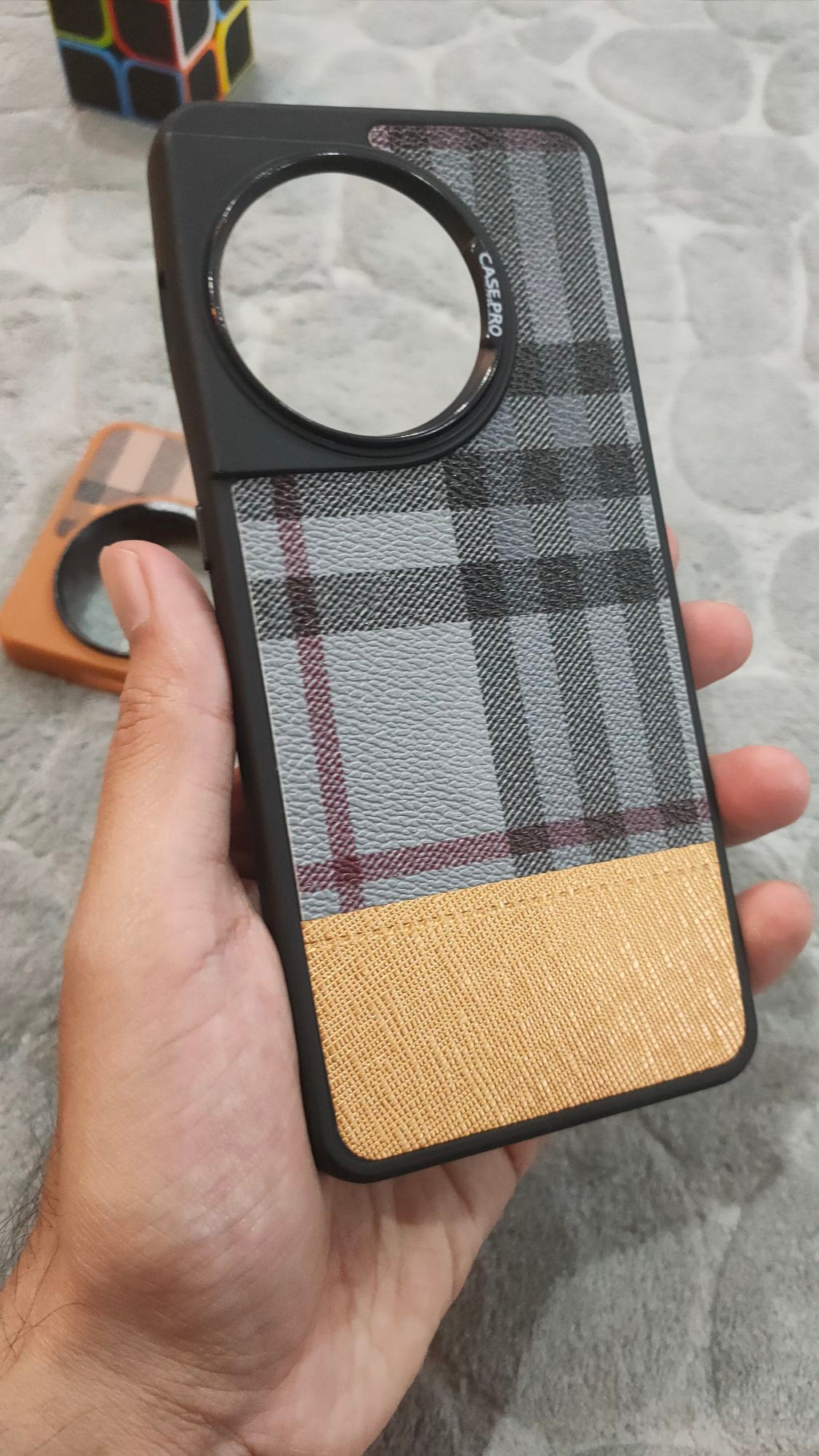 CASEPRO OnePlus 11 PU Dual Tone Leather Back Case