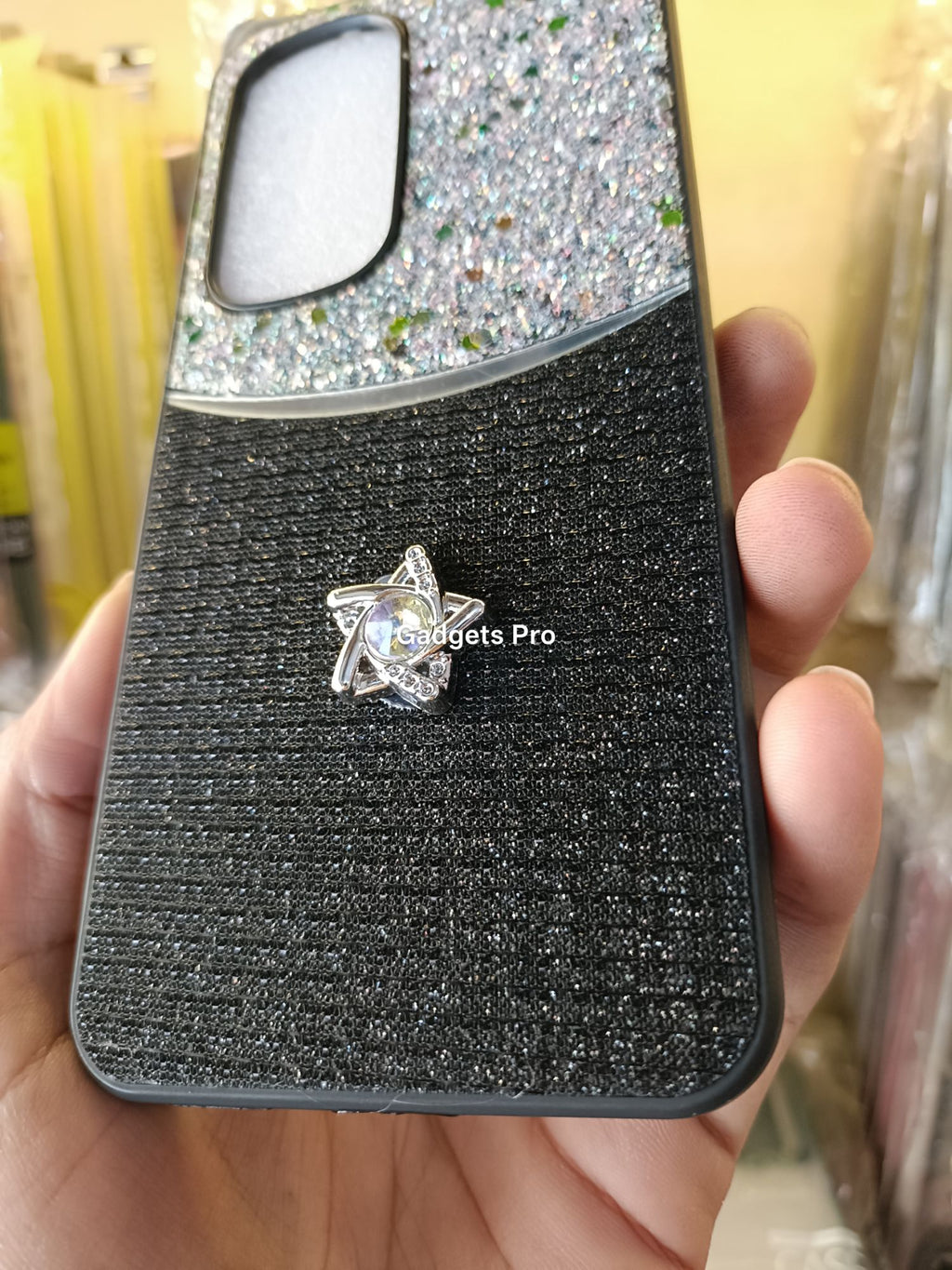 Tecno Spark 40 Pro Fancy Soft Silicone Glitter Star Back Cover