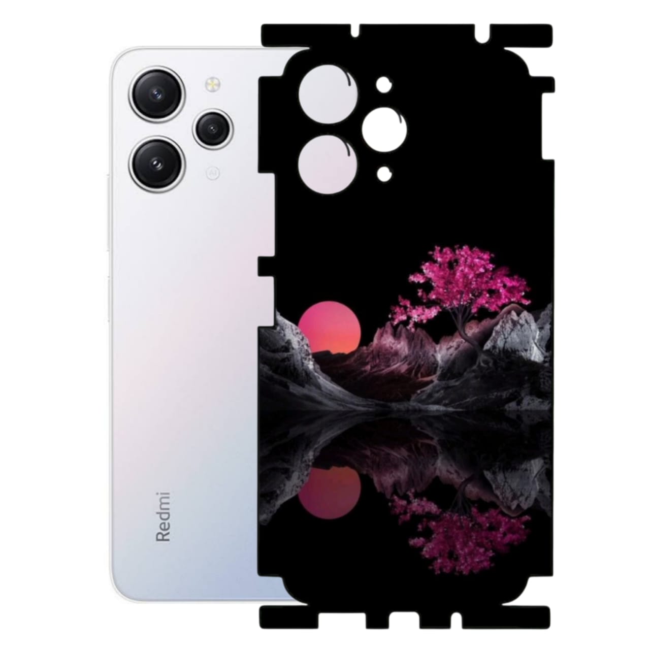 Redmi 12 Full Body Print Back Skin Wrap