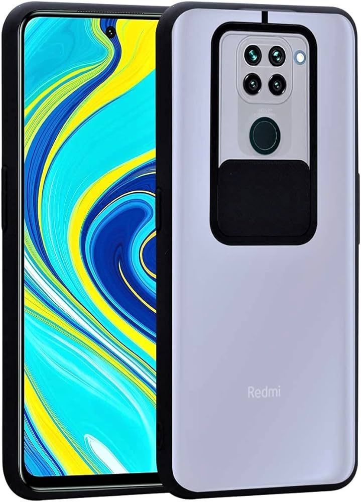 Redmi Note 9 Matt Translucent Camera Slider Back Cover