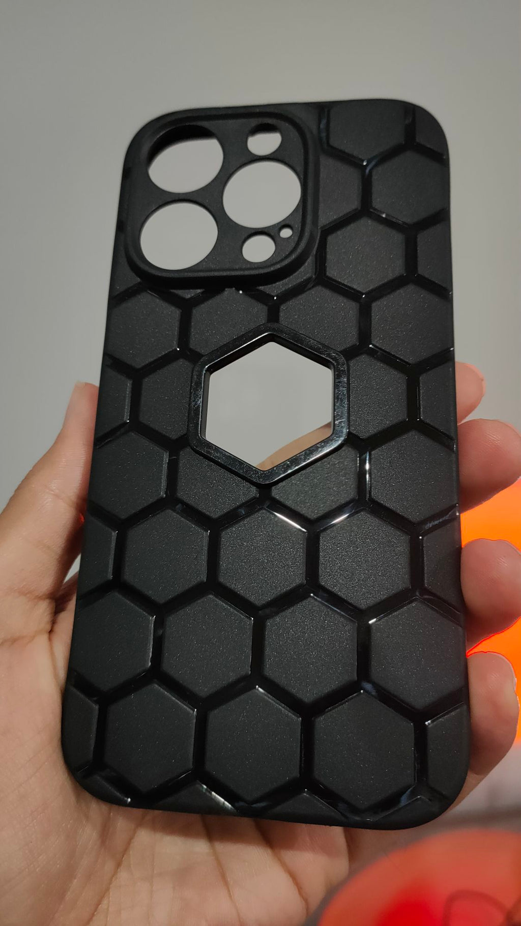 iPhone 14 Pro Diamond Design Camera Protection Soft Silicone Case