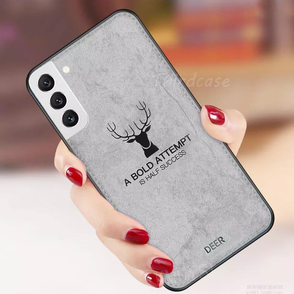 Samsung S21 FE Premium Quality Deer Fabric Case Cover