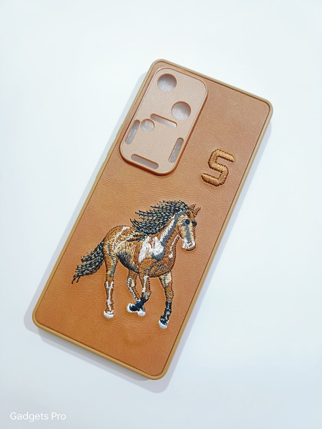 Vivo V30 5G Premium Quality Embroidery Polo Design Back cover
