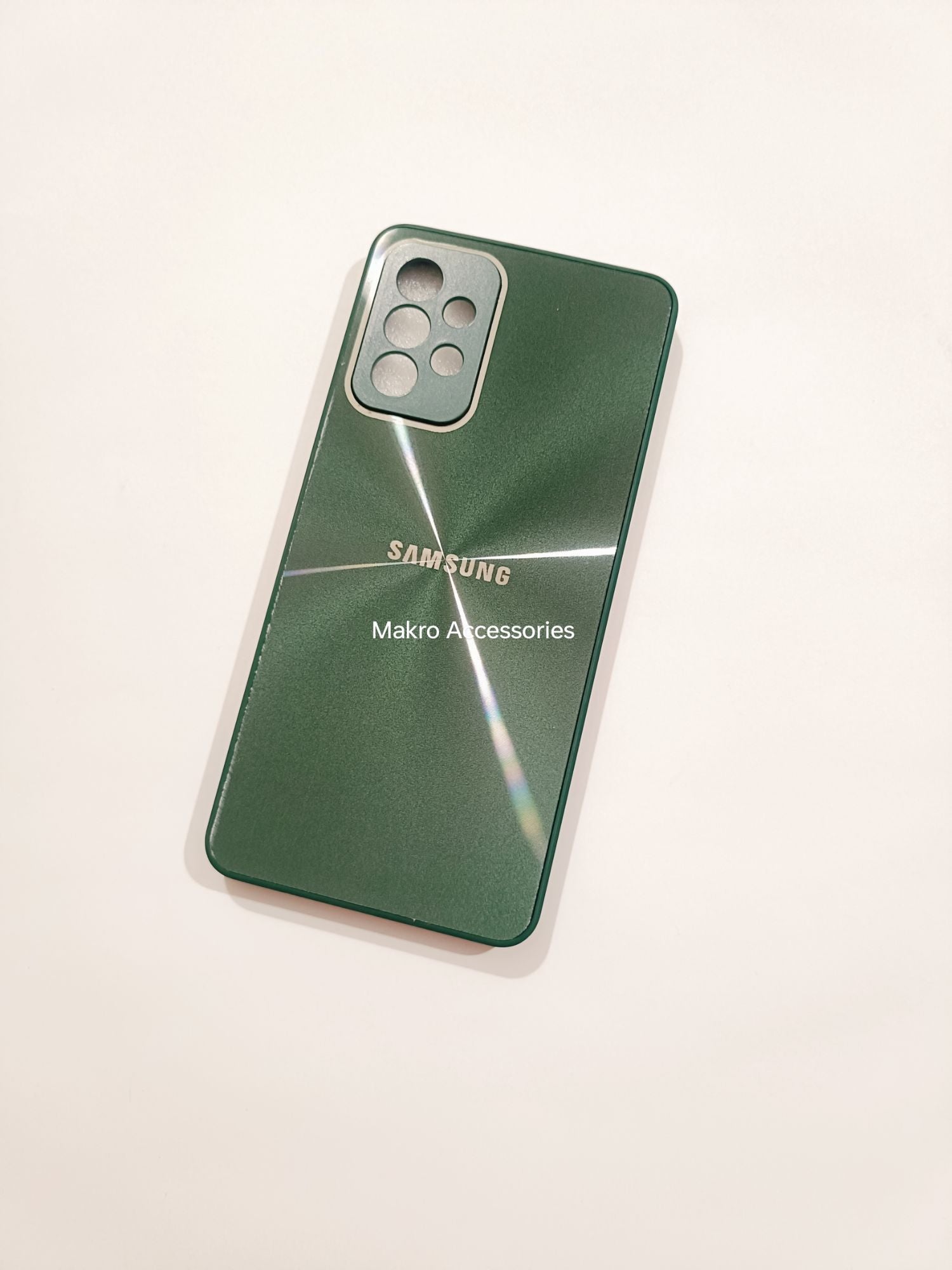 Samsung Galaxy A72 4G PC CD Pattern Reflective Soft Edges Back cover