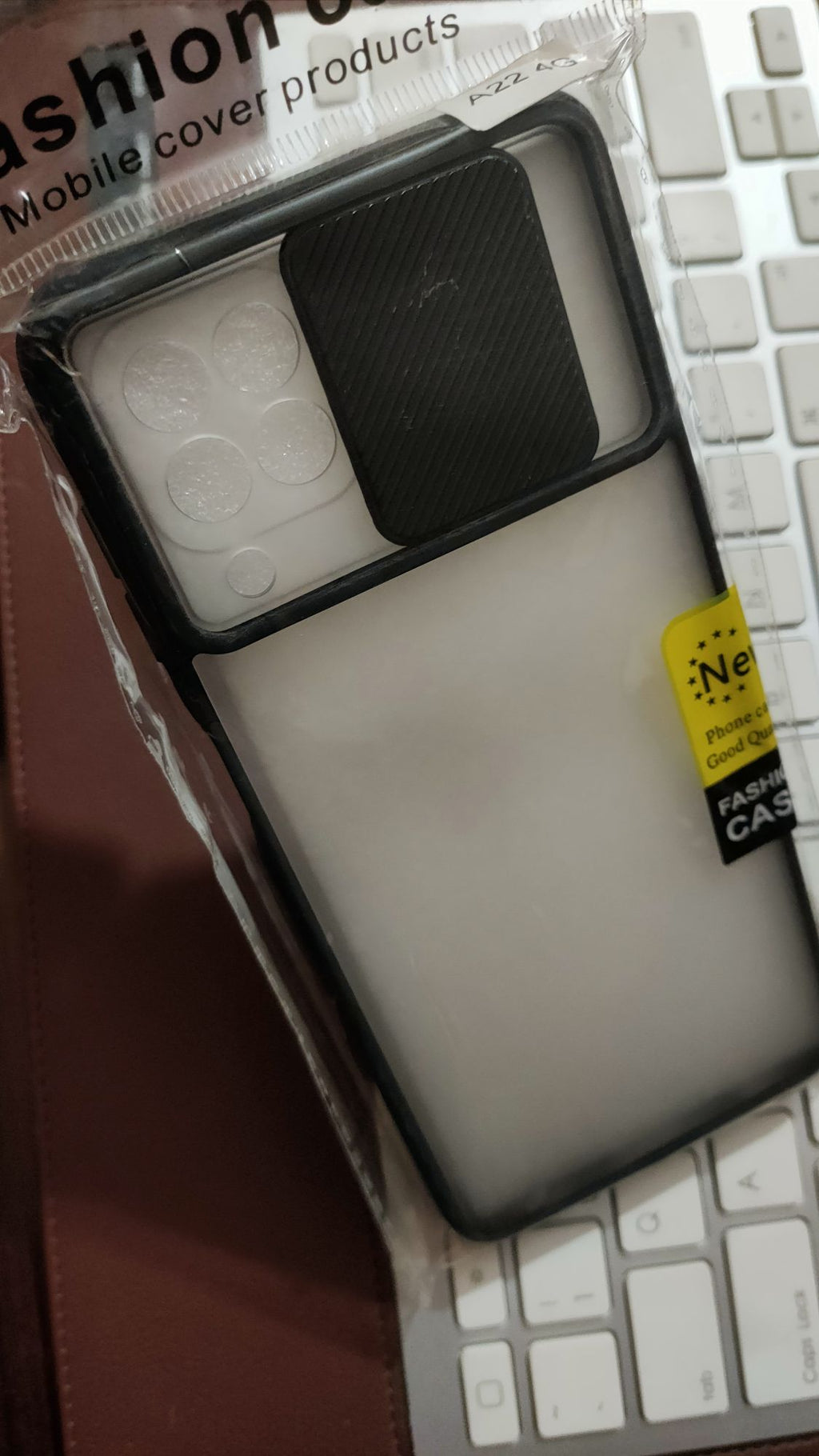 Samsung A22 Camera Slide Shutter Back Cover