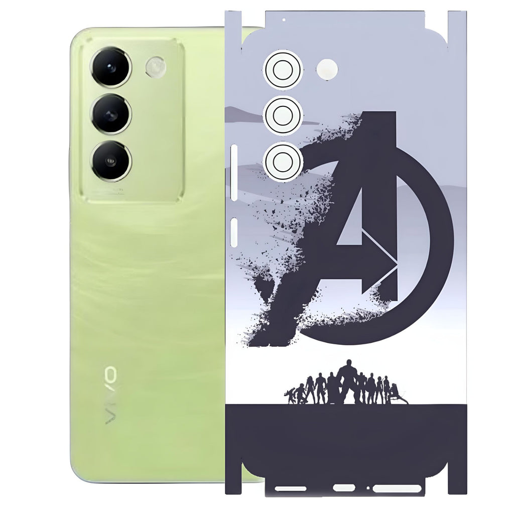 Vivo Y100 Avanger Print Back Full Body Skin Wrap