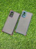 Vivo V21 Matt Translucent Camera Protection Corner Back Cover