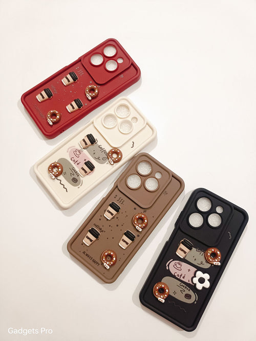 Infinix Hot 40 Fancy Soft Silicone 3D Cute Popup Back Cover
