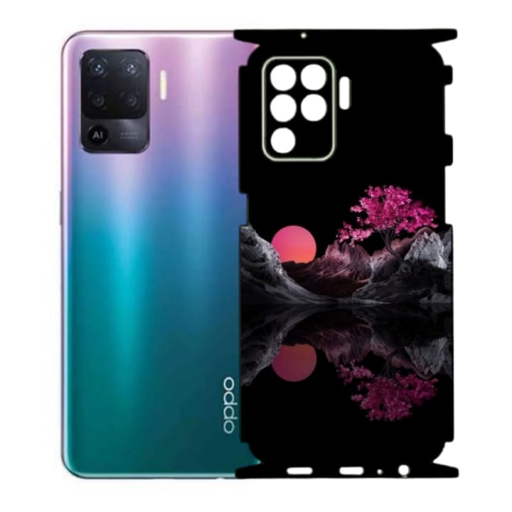 Oppo F19 Pro Print Back Full Body Skin Wrap