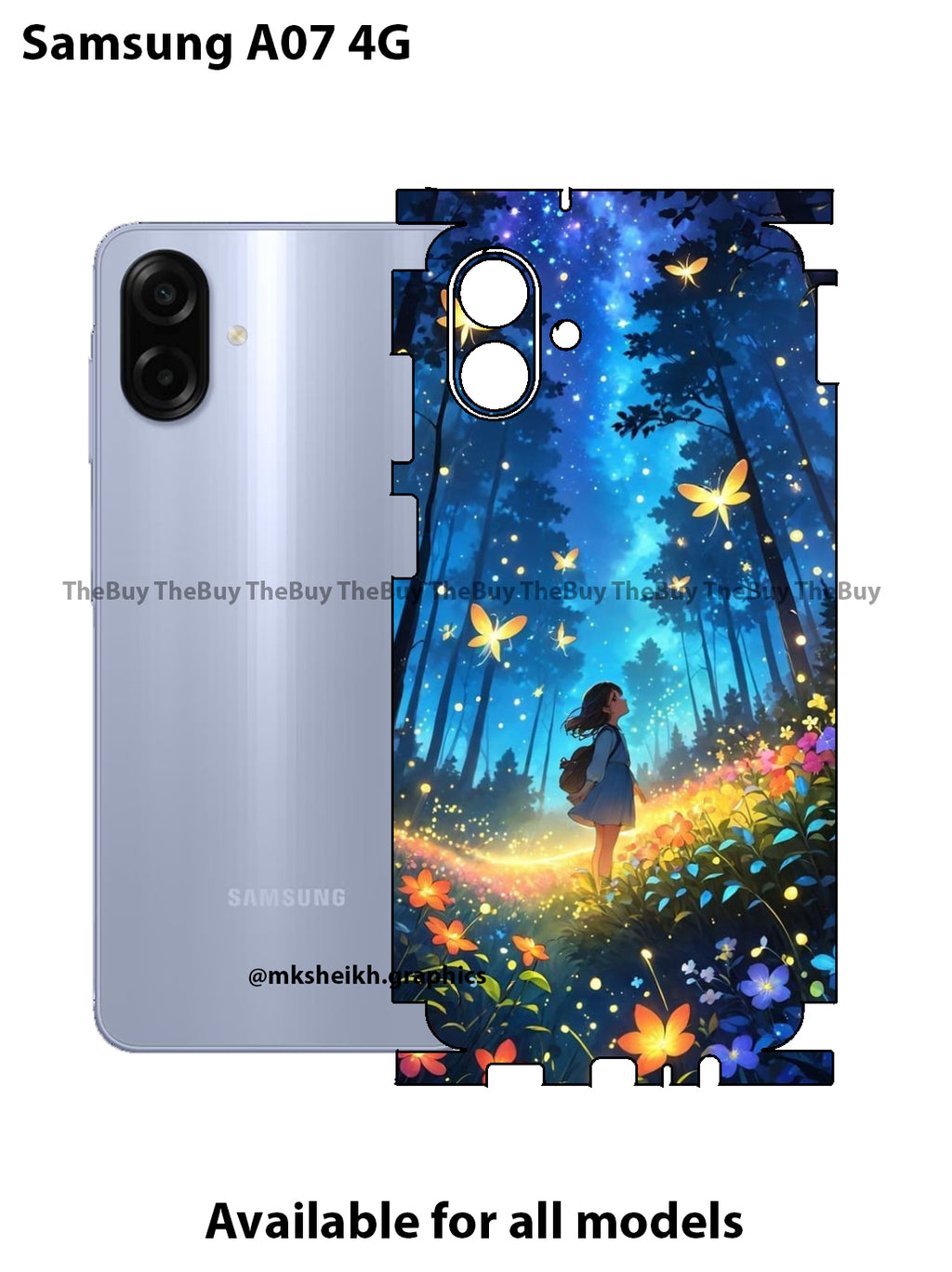 Samsung A07 4G Full Body Skin Wrap