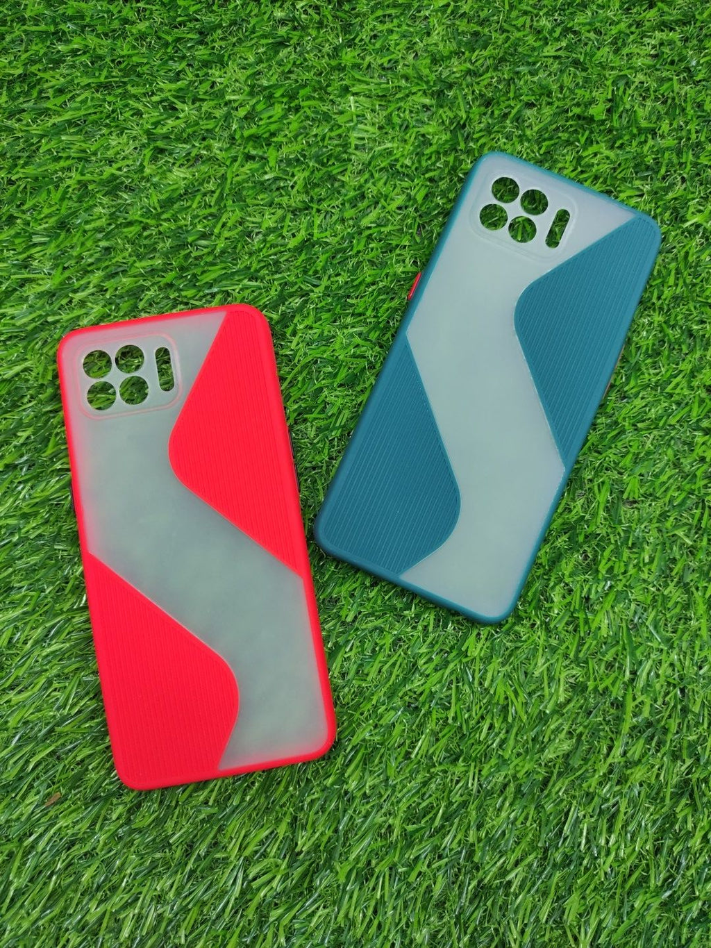 Oppo F17 Pro Matt Translucent S shape Design Back Cover