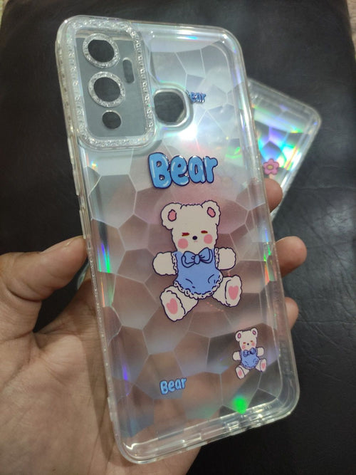 Infinix Hot 12 Play Fancy Soft TPU Transparent Random Design Back Cover