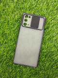 Samsung Note20 Matt Translucent Camera Slider Back cover