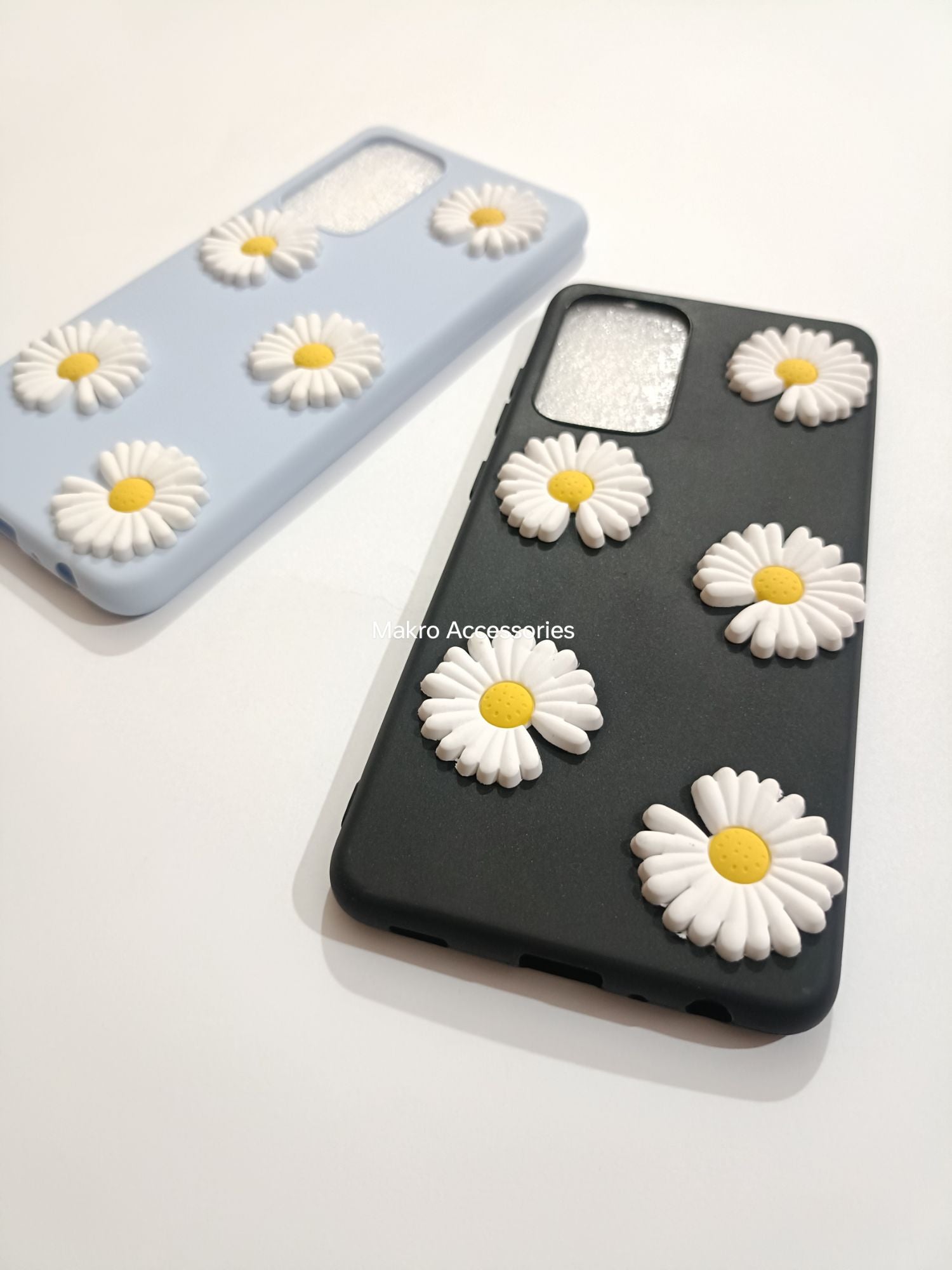 Samsung Galaxy A52 5G Fancy Soft Silicone 3D Flowers Back cover