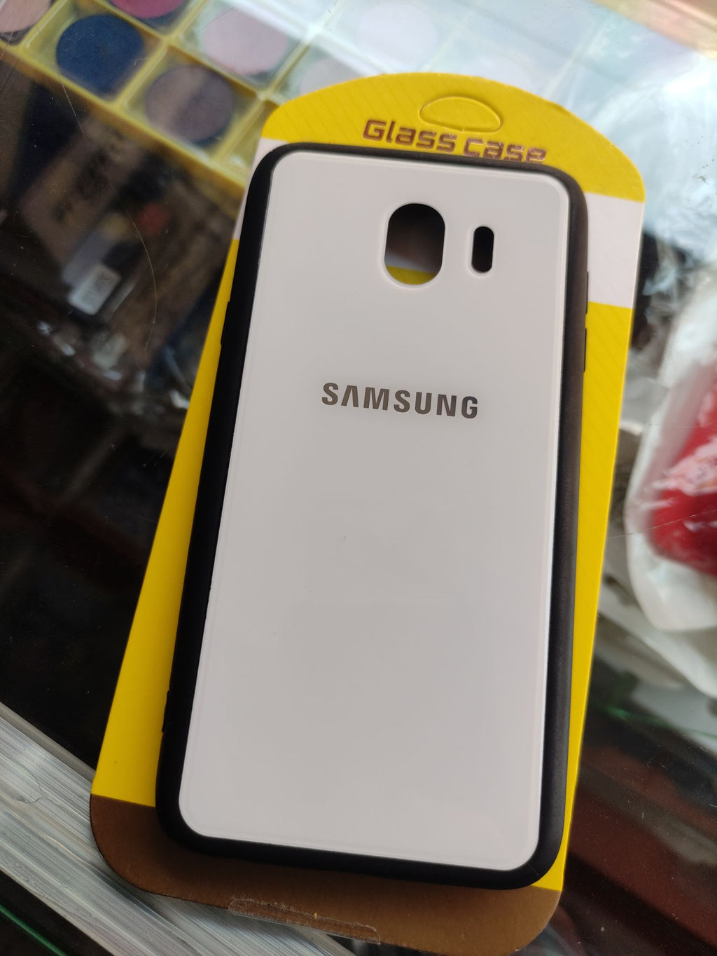 Samsung Galaxy J4 Real Tempered Glass Back cover