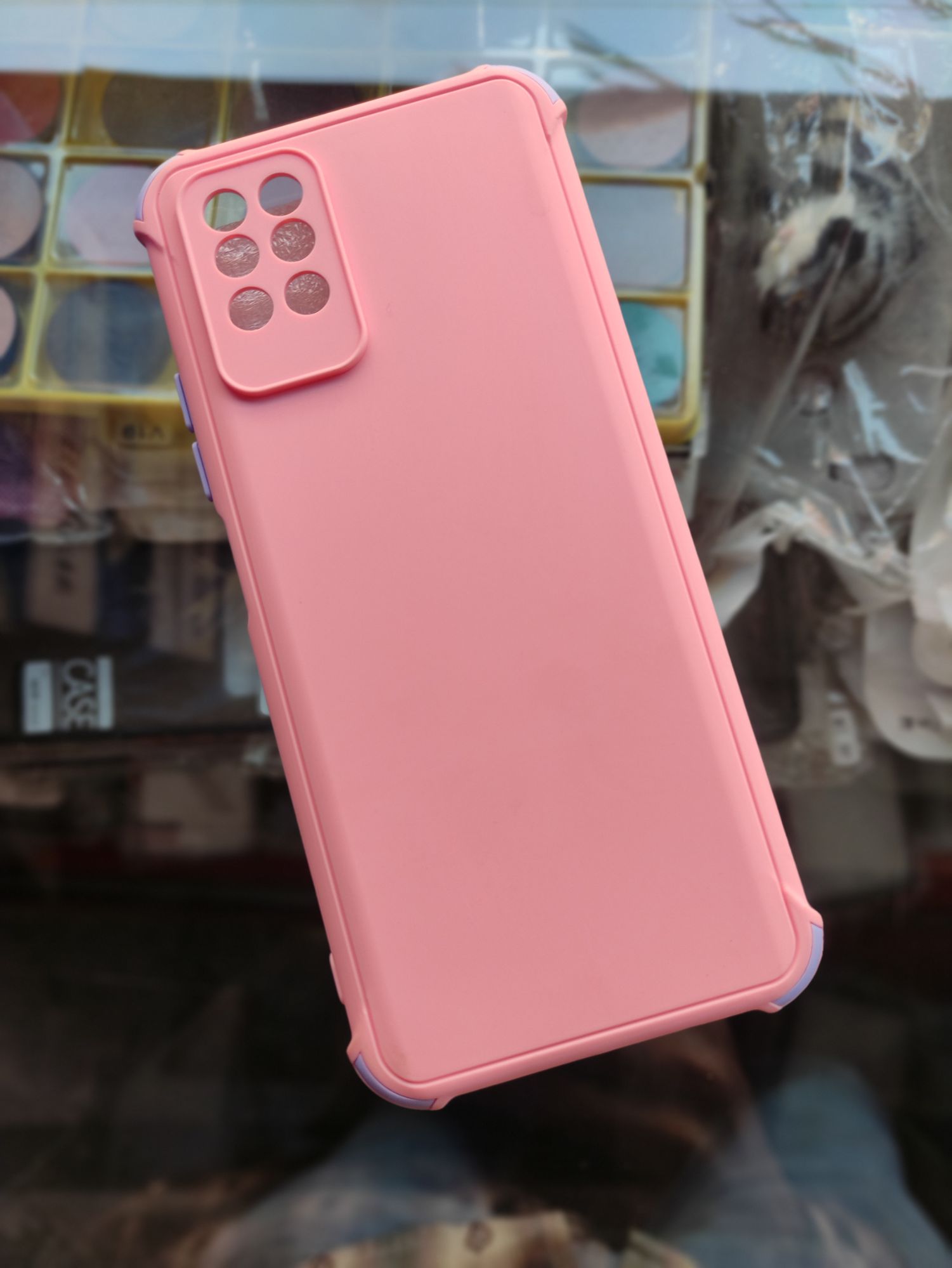 Infinix Note8 Soft Camera Protection Colour Corner back cover